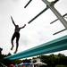 A young competitor hurdles into a dive during the Washtenaw Interclub Swim Conference Championships on Monday, July 22. Daniel Brenner I AnnArbor.com